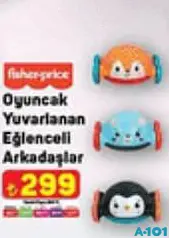 FİSHER PRİCE OYUNCAK YUVARLANAN EĞLENCELİ ARKADAŞLAR
